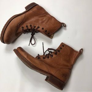 Frye Melissa Lace Up Combat boot Size 8